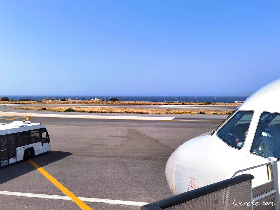 Аэропорт Ираклион. Крит в августе 2021
