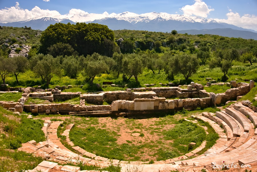 Весна на Крите. Археологическая территория Античная Аптера