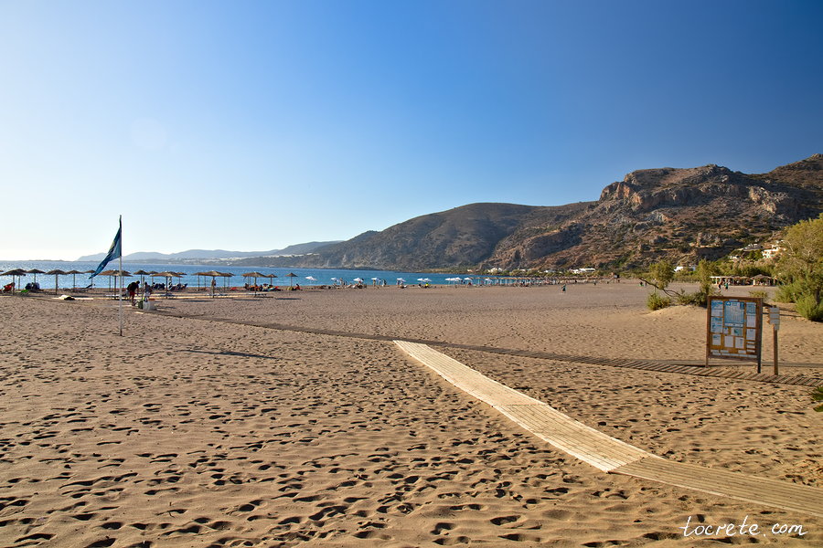 Пляж Пахья Аммос в Палеохоре