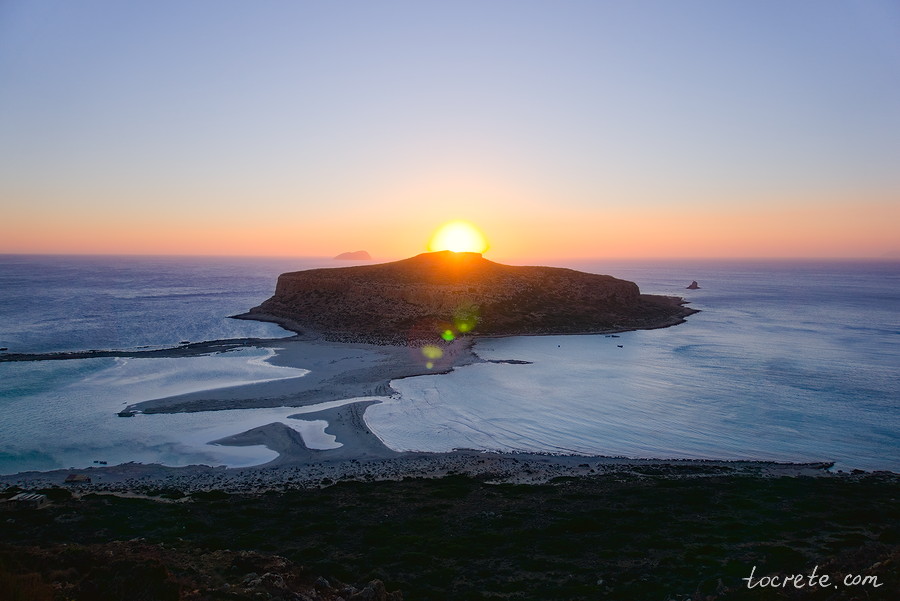 Закат на Балос (Греция, о. Крит)