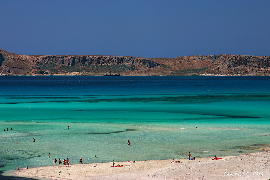 Лазурное море на Балос (Греция, о. Крит)