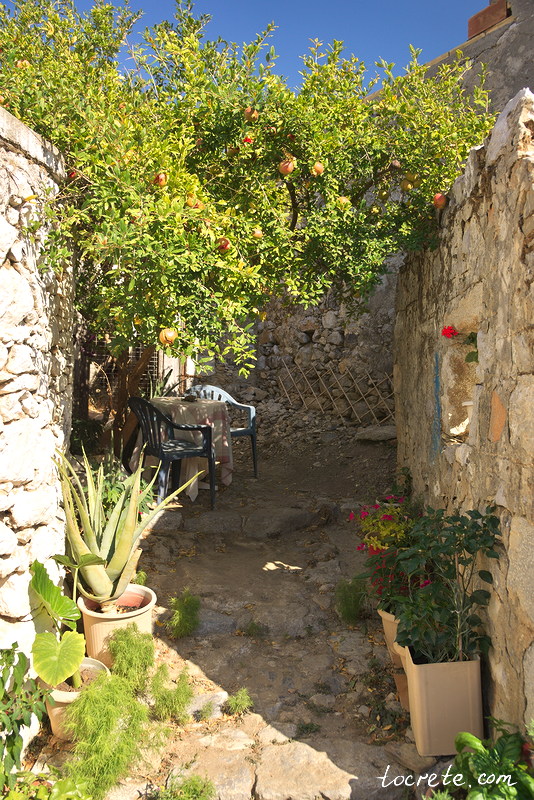Уютный критский дворик в Мохос