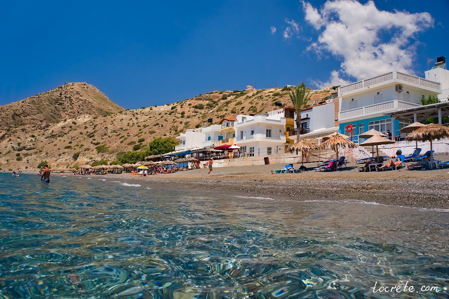 Пляж в деревне Миртос, Крит