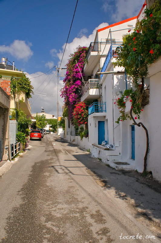Деревня Аксос на острове Крит