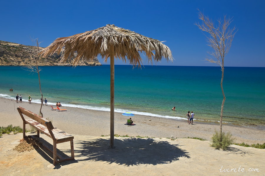 Пляж Коммос на юге Крита
