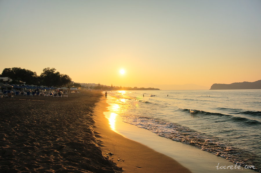 Пляжи Крита с самыми красивыми закатами