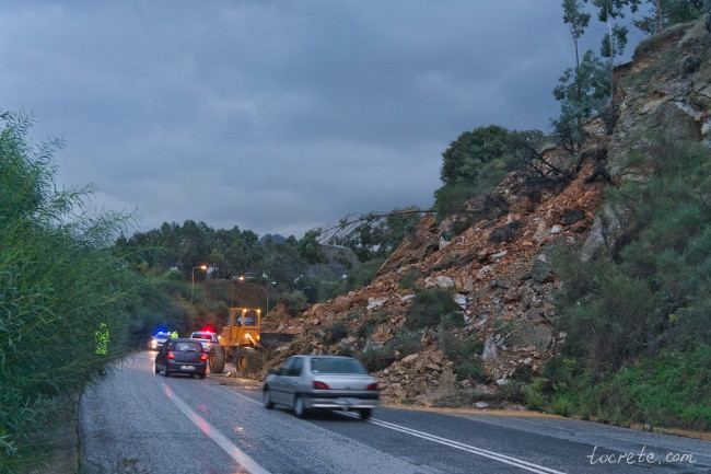 Плохая погода на Крите: в первый день нового года шторм и проливные дожди