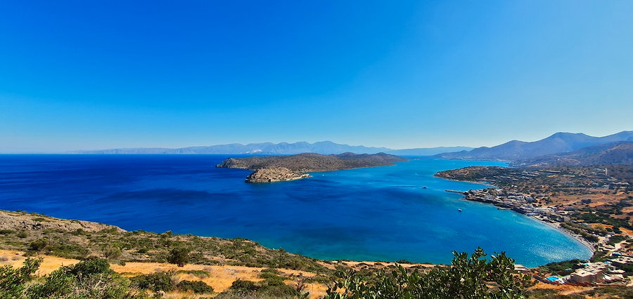 Залив Мирабелло. Греция, о. Крит. Сентябрь 2019