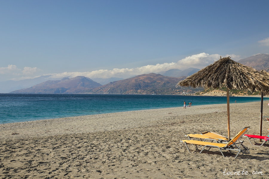 Пляж Триопетра. Крит сегодня. 12 октября 2019