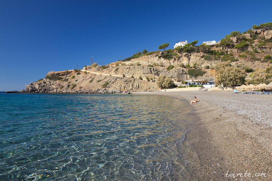 Пляж Ахлия. Осенний Крит. 15 октября 2019