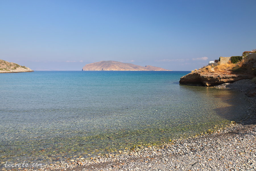 Пляж Толос. Греция, Крит, 16 октября 2019