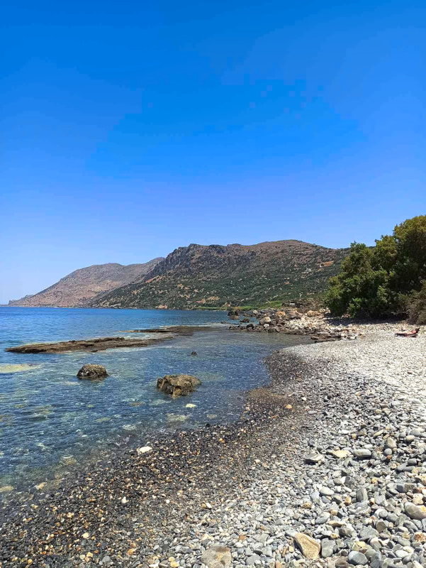 Пляж Равдуха. Греция, Крит. 19 июля 2020