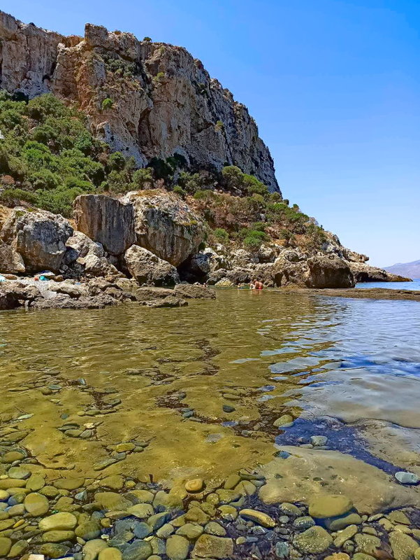 Пляж Равдуха. Греция, Крит. 19 июля 2020