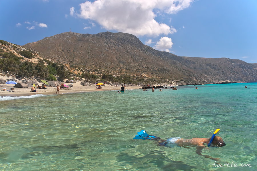 Пляж Кедродассос. Западный Крит, 25 августа 2018