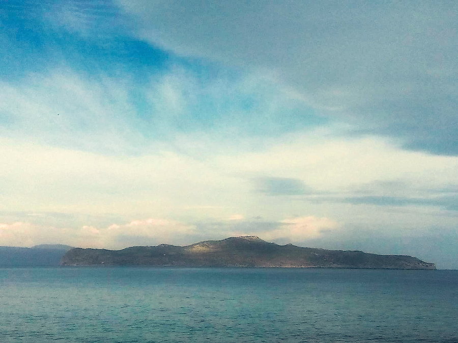 Вид на остров Святого Феодора. 27 ноября 2018