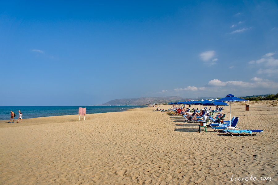 Пляж Каврос. Западный Крит в октябре