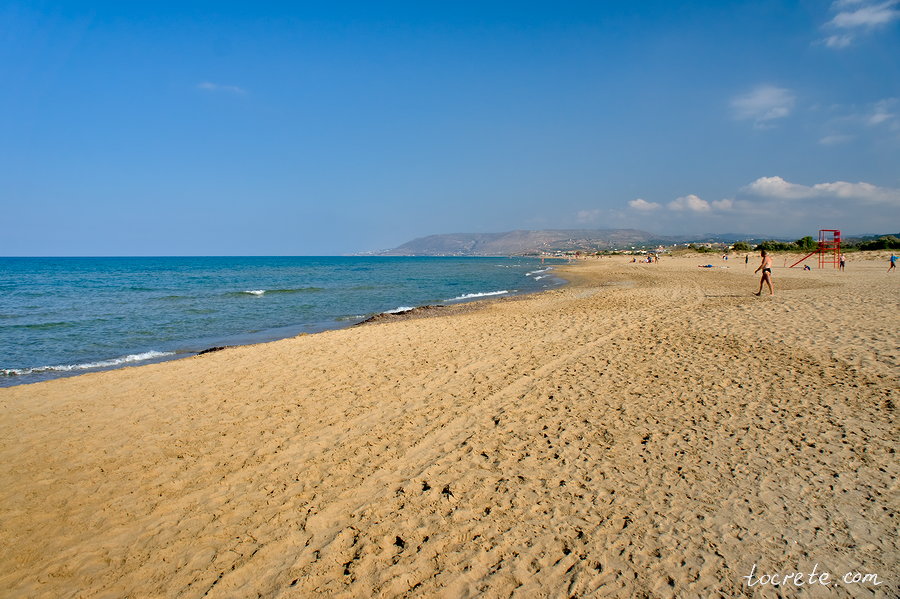Пляж Каврос. Осенний Крит