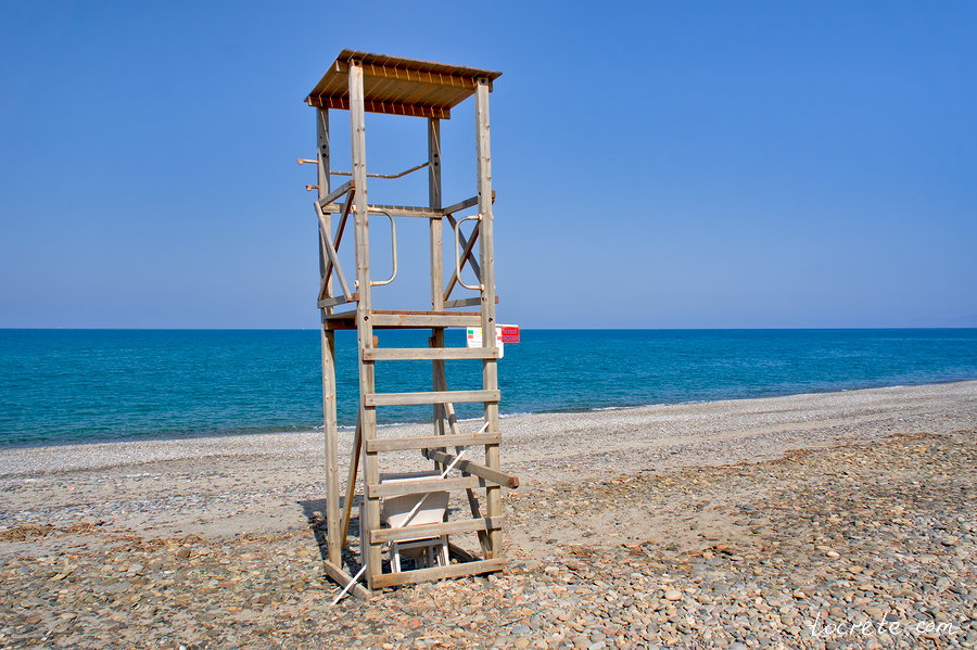 Пляж Малеме в октябре. Крит осенью