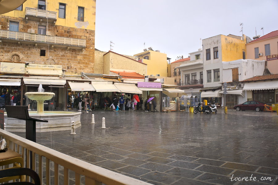 Зимний дождь на Крите