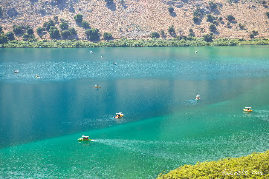 Озеро Курнас. Греция, остров Крит,  Июнь 2019