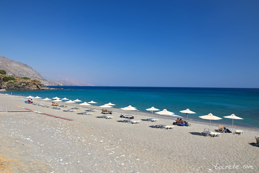 Пляж Коракас. Греция, остров Крит. Июнь 2019