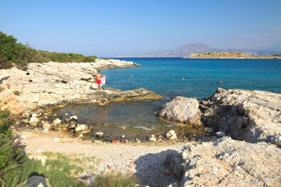 Полуостров Акротири. Греция, остров Крит. Июнь 2019