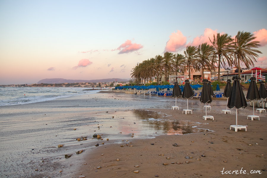 Пляж Агия Марина. Западный Крит. Июнь 2019