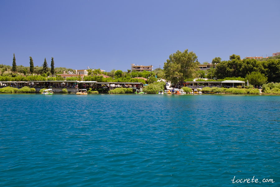 Полноводное озеро Курнас. Западный Крит. Июнь 2019