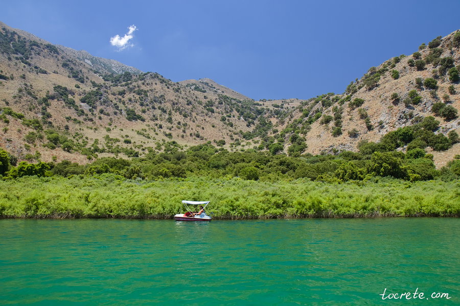 Озеро Курнас. Западный Крит. Июнь 2019