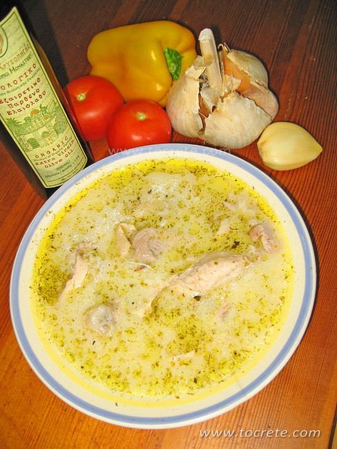Котосупа - куриный суп по-гречески