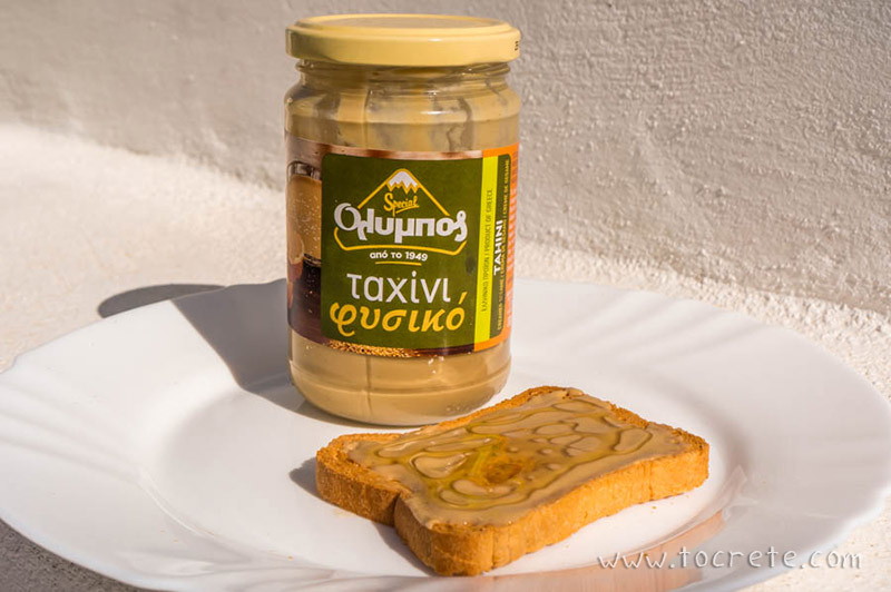 Тахини с медом (Ταχίνι με μέλι, Tahini with honey)