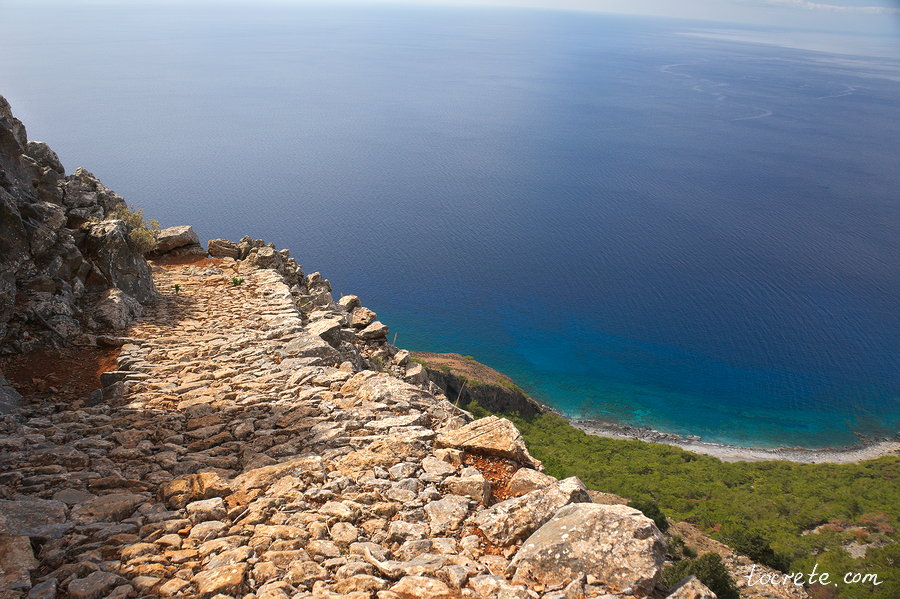 Дорога на пляж Святого Павла (ном Ханья)