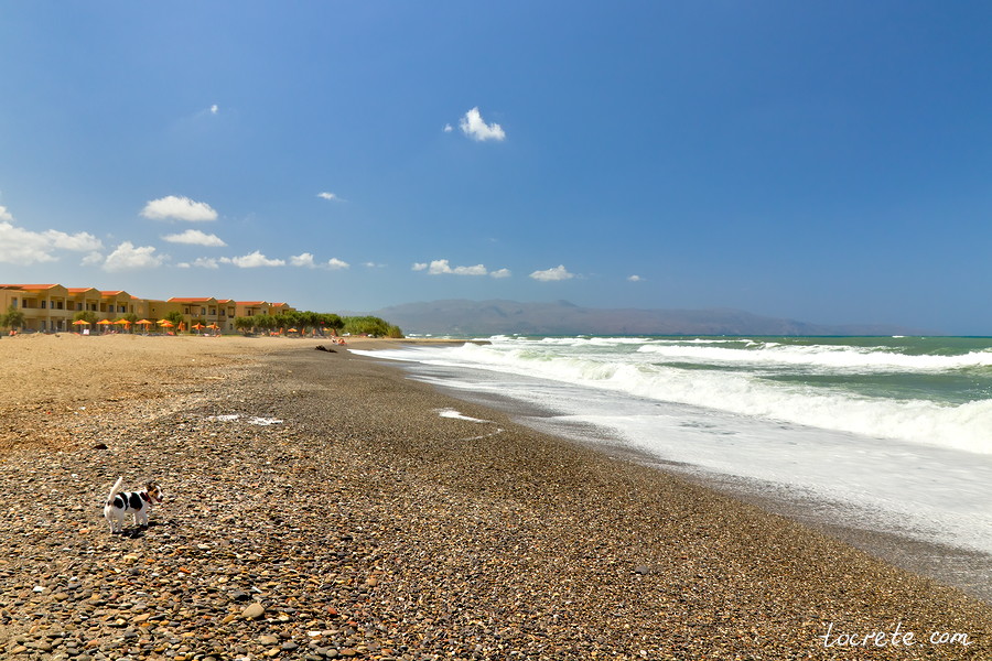 Пляж Герани на Крите в области Ханья