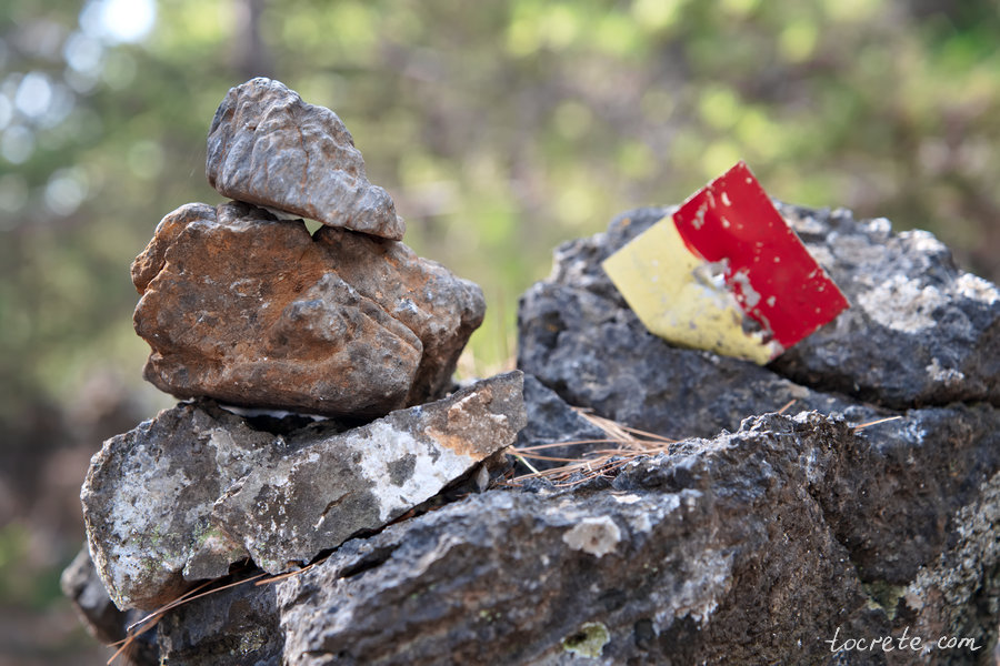 Тропа к балкону Крита (Агиос Яннис) через впечатляющий лес Какос Порос Тропа к балкону Крита (Агиос Яннис) через впечатляющий лес Какос Порос