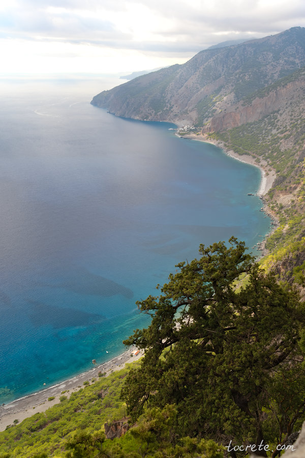 Потрясающие виды на южный Крит (пляж Агиос Павлос, Агия Румели) с балкона Айос Яннис Потрясающие виды на южный Крит (пляж Агиос Павлос, Агия Румели) с балкона Айос Яннис