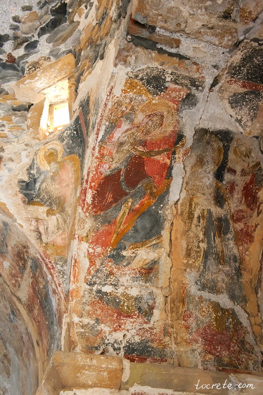 Фрески в церкви Святого Павла в Селуде. Греция, остров Крит