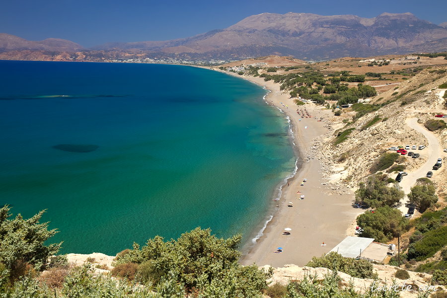 Пляж Коммос на юге острова Крит