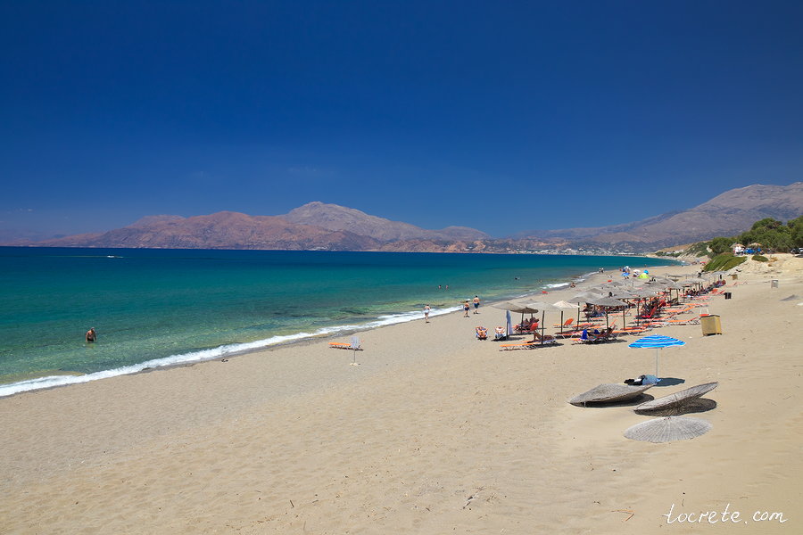 Пляж Коммос на юге острова Крит