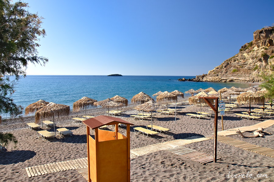 Пляж Агия Фотья (на юге Крита)