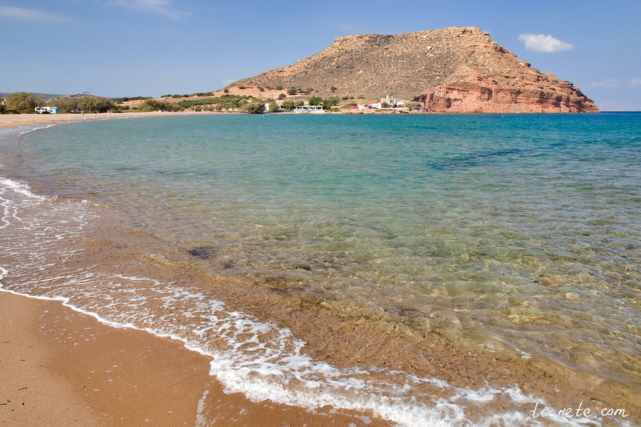 Пляж Хиона на Крите 