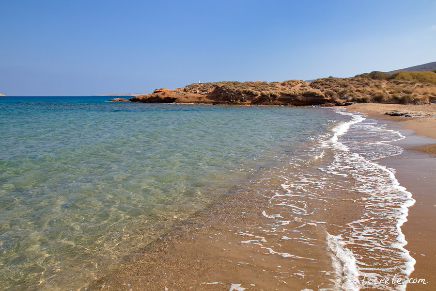 Пляж Хиона на Крите 
