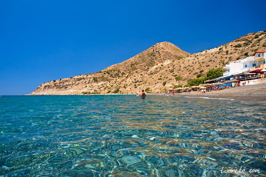 Пляж Миртос на Крите