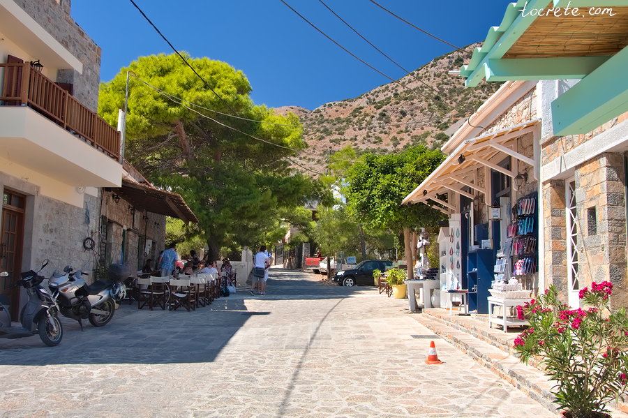 Деревня Плака на востоке острова Крит