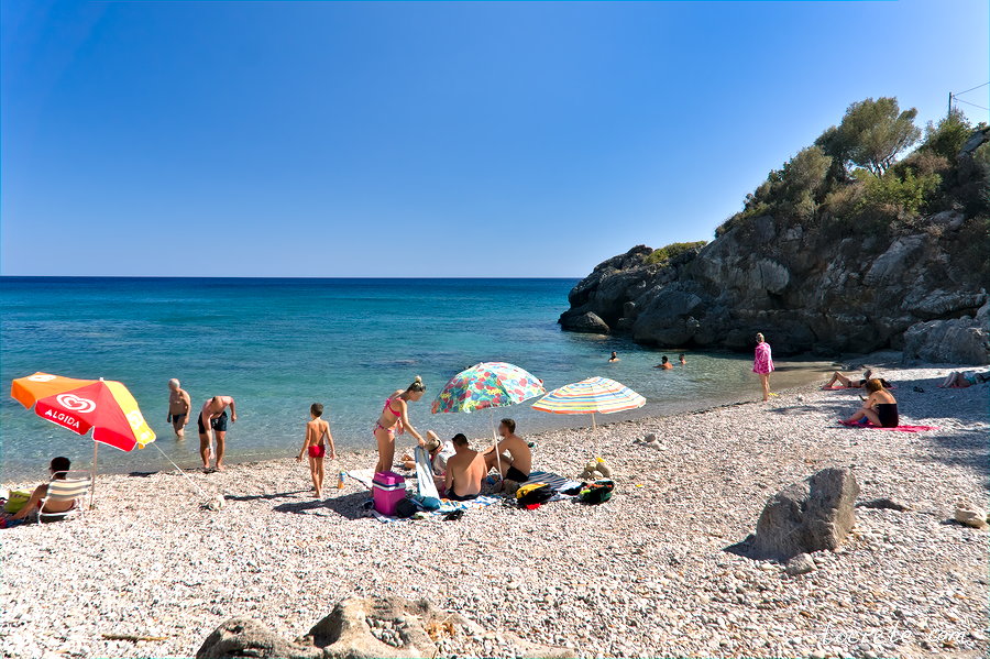 Пляж Фотинари на юге острова Крит