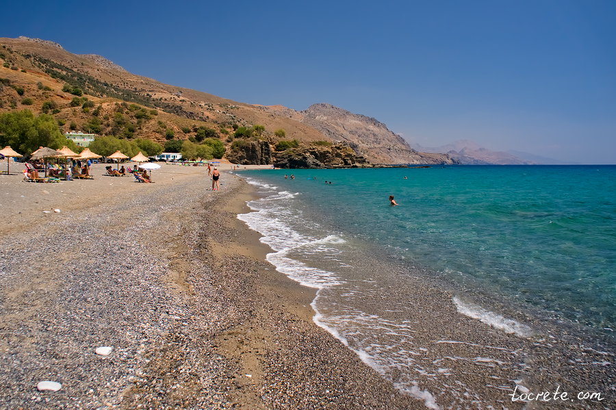 Пляж Коракас на Крите