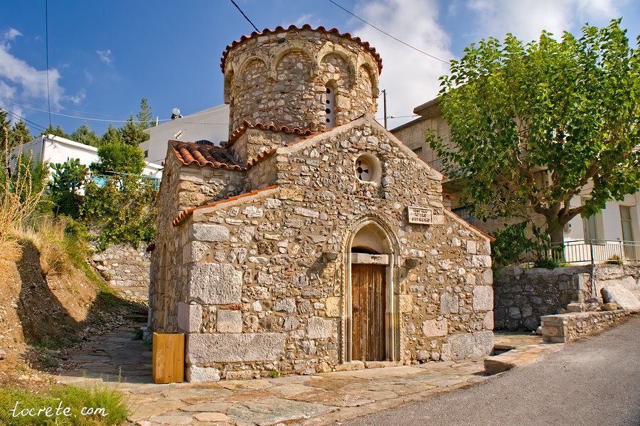 Храм Святой Ирины в деревне Аксос на Крите