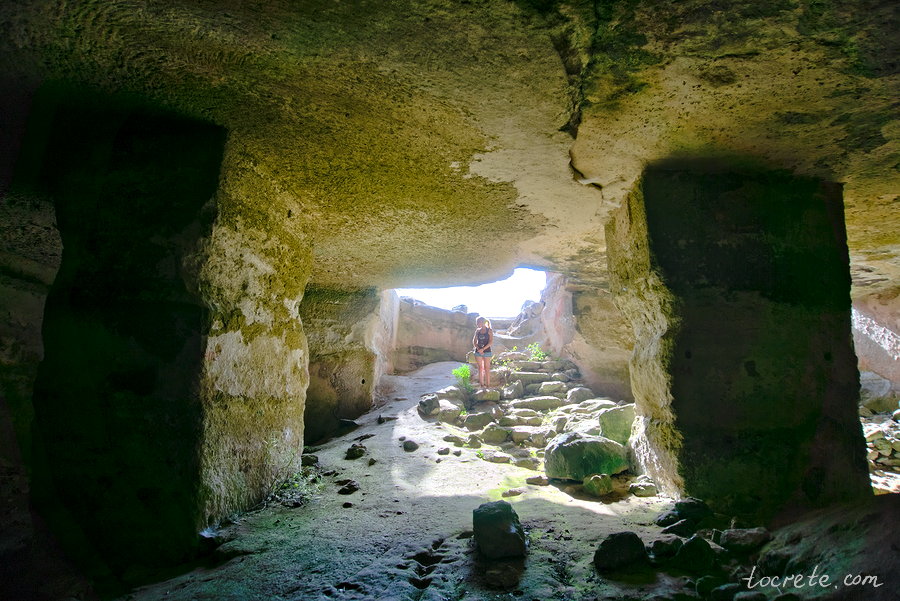 Древняя Элефтерна - античный город на Крите