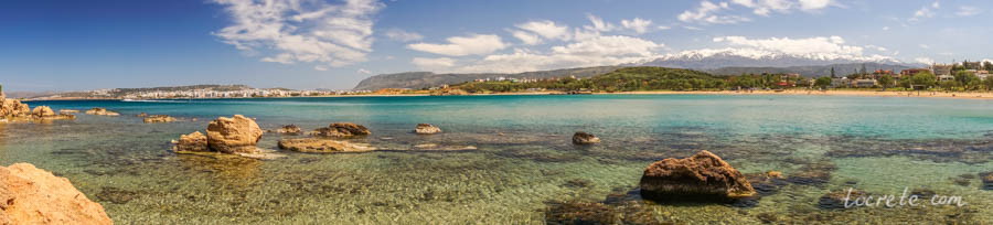 Пляж Хриси Акти и Ханья (Chrisi Akti beach and Chania) Пляж Хриси Акти и Ханья (Chrisi Akti beach and Chania)