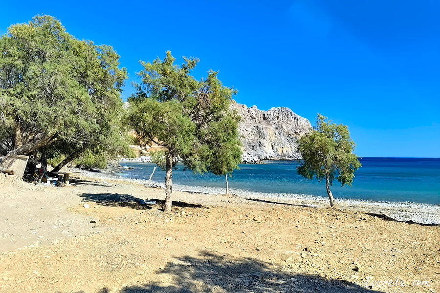 Пляж Лутра на юге острова Крит Пляж Лутра на юге острова Крит
