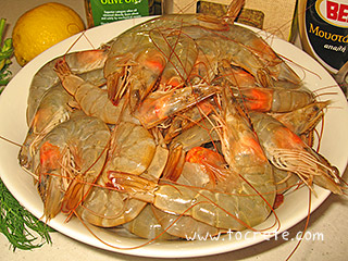 жареные креветки греческая кухня